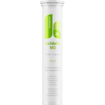 Kompava Acidofit Kiwi 16 comprimate efervescente