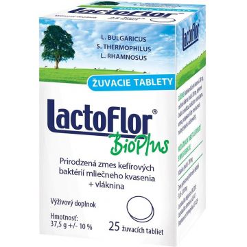 LactoFlor BioPlus comprimate masticabile 25 buc