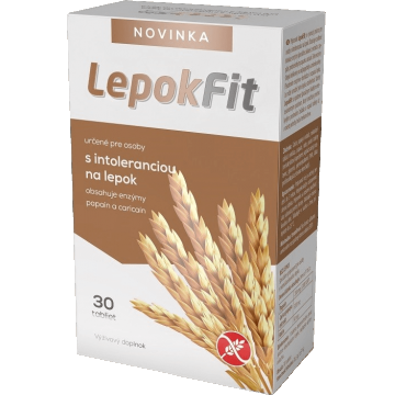 LepokFit pentru persoanele cu intoleranță la gluten 30 comprimate