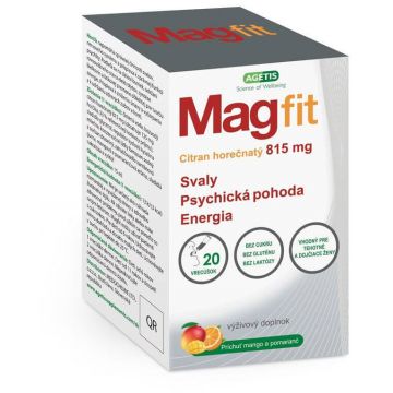 Magfit gel de mango și portocale 20 pliculețe