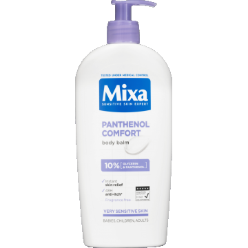 Mixa Panthenol Comfort loțiune de corp calmantă pentru piele foarte sensibilă 400 ml