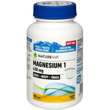 NatureVia Magneziu 1 - 420 mg 90 comprimate