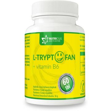Nutricius L-triptofan + vitamina B6 60 comprimate