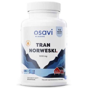 Osavi Tran lămâie norvegiană 1000 mg, 90 capsule moi
