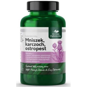 Păpădie, anghinare, ciulin 60 capsule Dr Ewa Dabrowska