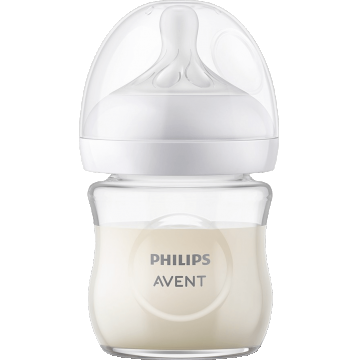 Philips Avent Natural Response Biberon de sticlă 120ml, 0m+