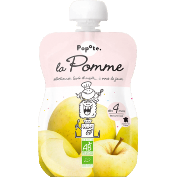Popote Capsule Organic Apple Golden 120 g