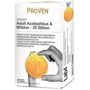 Pro-Ven Adult Acidophilus & Bifidus 25 Billion 30 capsule