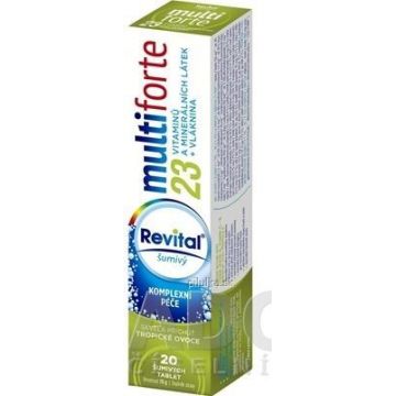 Revital Multi Forte cu aromă de fructe tropicale 20 comprimate efervescente