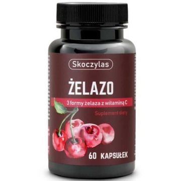 Skoczylas Fier 3 forme cu vitamina C 60 capsule