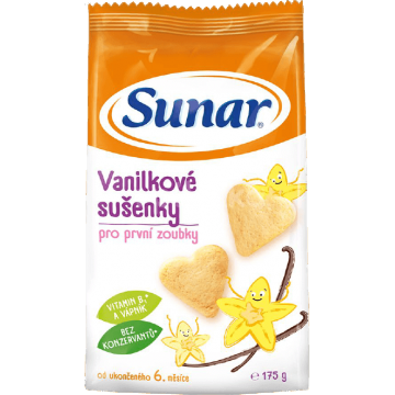 Sunar biscuiți cu vanilie pentru copii 175 g