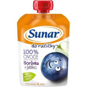 Sunar Do ručičky capsulă de fructe afine 4m+ 1 x 100 g
