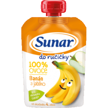 Sunar Do ručičky capsulă de fructe banana 4m+ 1 x 100 g