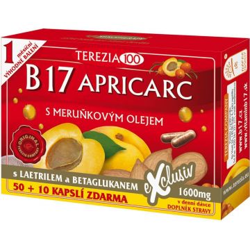 Terezia B17 Apricarc cu ulei de caise 60 capsule