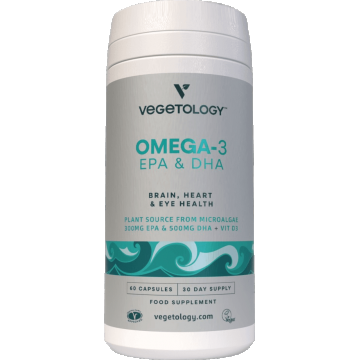 Vegetology Omega-3 - EPA și DHA + vitamina D3 60 capsule