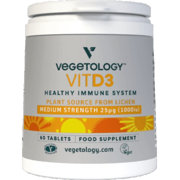 Vegetology Vitashine Vitamina D3 60 comprimate