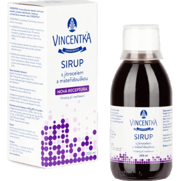 Vincentka Sirop cu plantain și sunătoare 200 ml