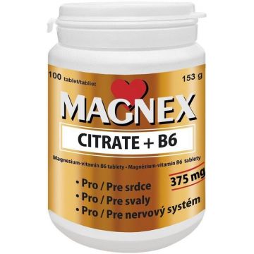 Vitabalans Oy Magnex Citrat + B6 100 comprimate