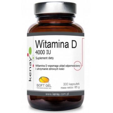 Vitamina D3 4000 UI 300 capsule Kenay