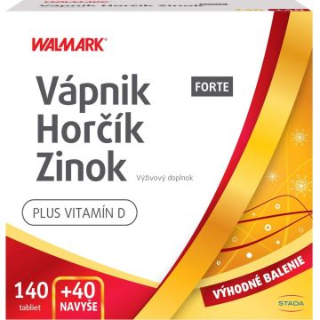 Walmark Calcium Magneziu Zinc forte 180 comprimate