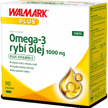 Walmark Omega - 3 FORTE ulei de pește 1000 mg 90 capsule