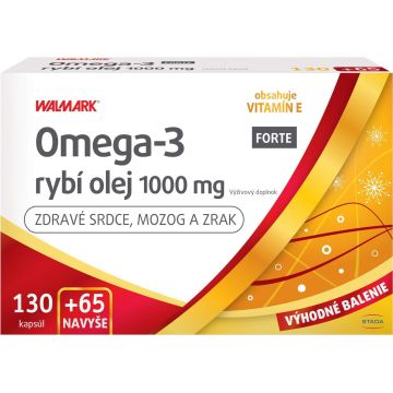 Walmark Omega 3 ulei de pește forte 195 capsule