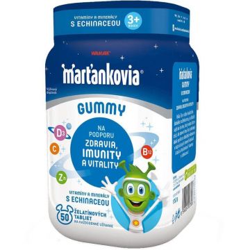 WALMARK Vitamine gumate cu Echinacea comprimate de gelatină 50 buc