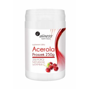 Acerola pulbere 250 g Vitamina C naturală Aliness