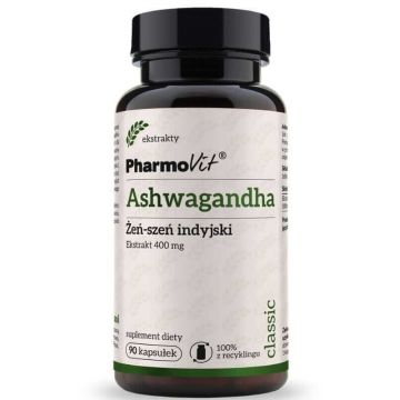 Ashwagandha Ginseng indian 400 mg (90 capsule) Pharmovit Classic