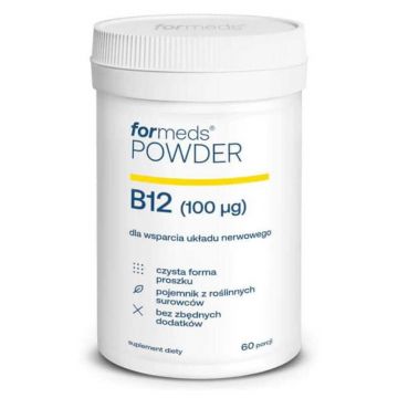 B12 POWDER vitamina B12 (60 porții) Formeds
