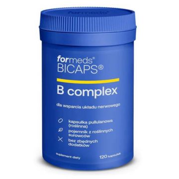Bicaps B Complex - complex de vitamine B, 120 capsule. Formate