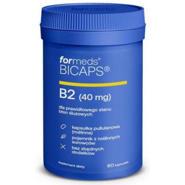 BICAPS B2 (Riboflavină) 60 capsule vege Formeds