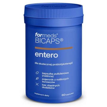 Bicaps ENTERO Saccharomyces Boulardii 60 capsule. Formate