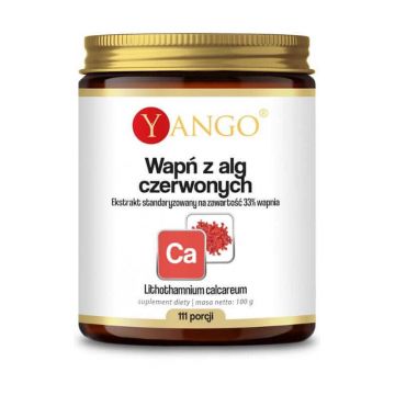 Calciu din alge roșii 100 g 111 porții, Yango