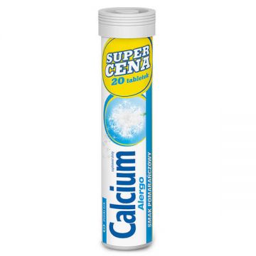 Calcium Alergo, aromă de portocale, 20 comprimate