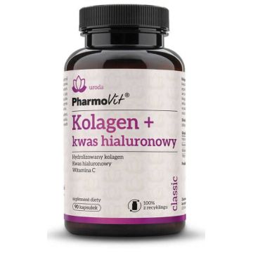 Colagen + acid hialuronic 90 capsule Pharmovit Classic