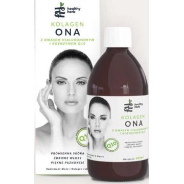 Colagen She cu acid hialuronic și coenzima Q10 - 500ml Healthy Herb