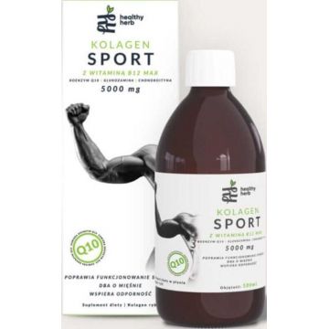 Colagen Sport cu vitamina B12 max - 500ml Healthy Herb