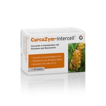 CurcuZym-Intercell - Curcumin 100 caps