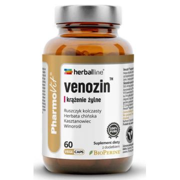 Herballine Venozin circulație venoasă 60 capsule