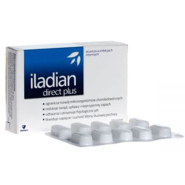 Iladian Direct Plus, 10 comprimate vaginale