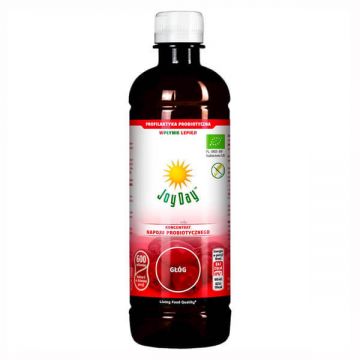 Joy Day Concentrat de băutură probiotică, Păducel, Bio, 500 ml