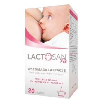 Lactosan Fix, amestec de ceaiuri de plante pentru infuzat, 1,5 g x 20 plicuri