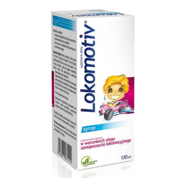 Lokomotiv, sirop pentru copii cu vârsta peste 3 ani, aromă de lemn dulce, 130 ml