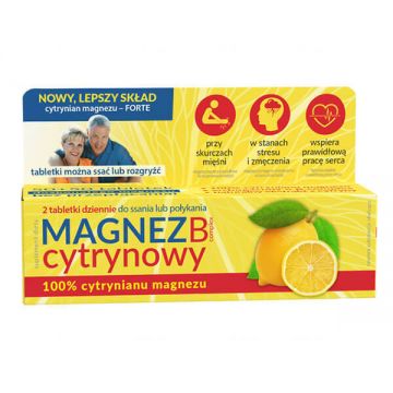 Magneziu B Complex - lămâie, 100 comprimate