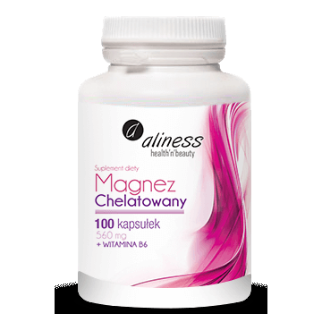 Magneziu chelat 560 mg + Vitamina B6 Aliness