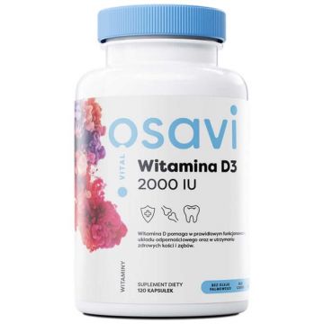 Osavi Vitamina D3 2000 UI Quali-D 120 capsule