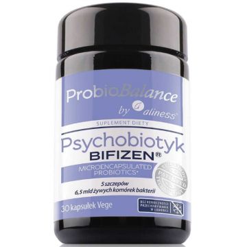 ProbioBalance Psychobiotic BIFIZEN 6,5 miliarde x 30 capsule vegetale. Aliness