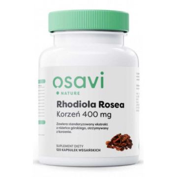 Rhodiola Rosea rădăcină 400mg 120 capsule Osavi