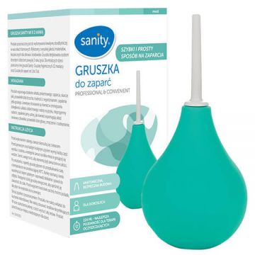 Sanity, pară de constipație pentru adulți și copii cu vârsta peste 3 ani, nr. 9, cu bidon